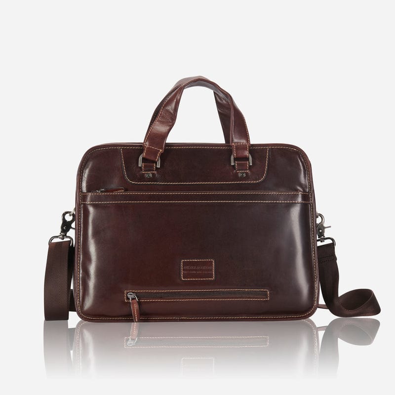 Jekyll & Hide Laptop bag Jekyll & Hide Oxford Medium Leather 15" Laptop Briefcase Espresso (7534230437977)