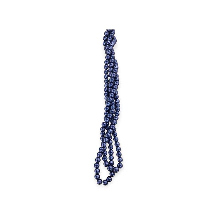 Glass Pearl Beads HABBY Navy Glass Pearl Beads 8mm (7768487067737)