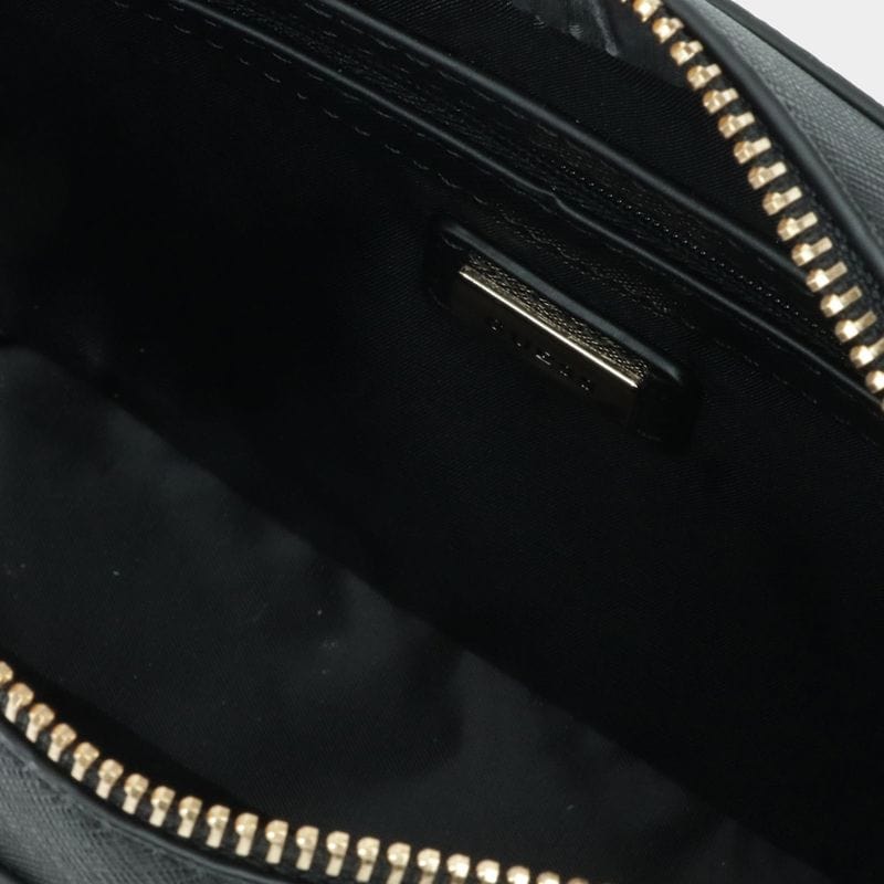 Guess Ladies Handbags Women's Guess Black Garrick Camera Crossbody Bag (7508829208665)