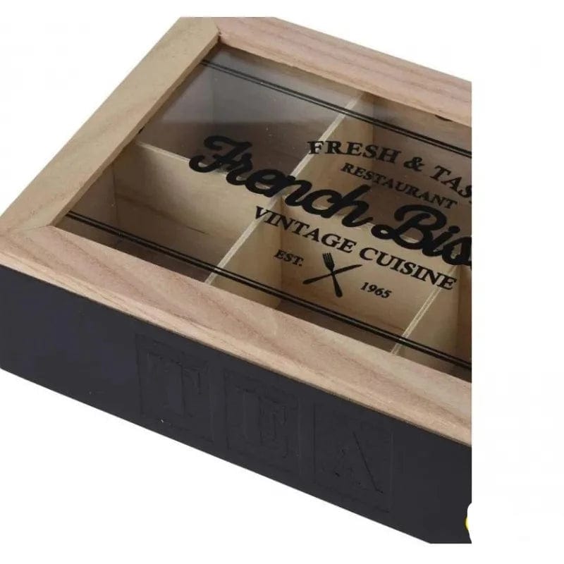 MHC World MUG Fresh & Tasty Wooden Tea Box 240X168X70MM HZ1911120 (6571466489945)