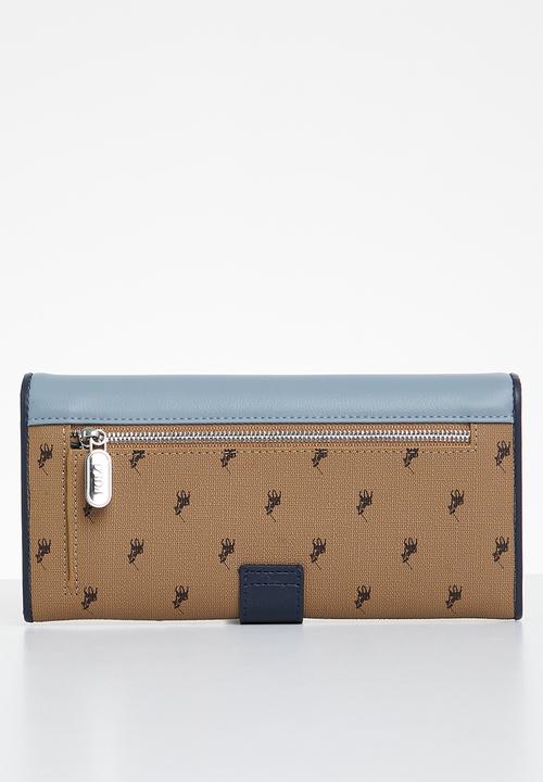 Polo Ladies Polo Clutch Purse Blue (7313637933145)