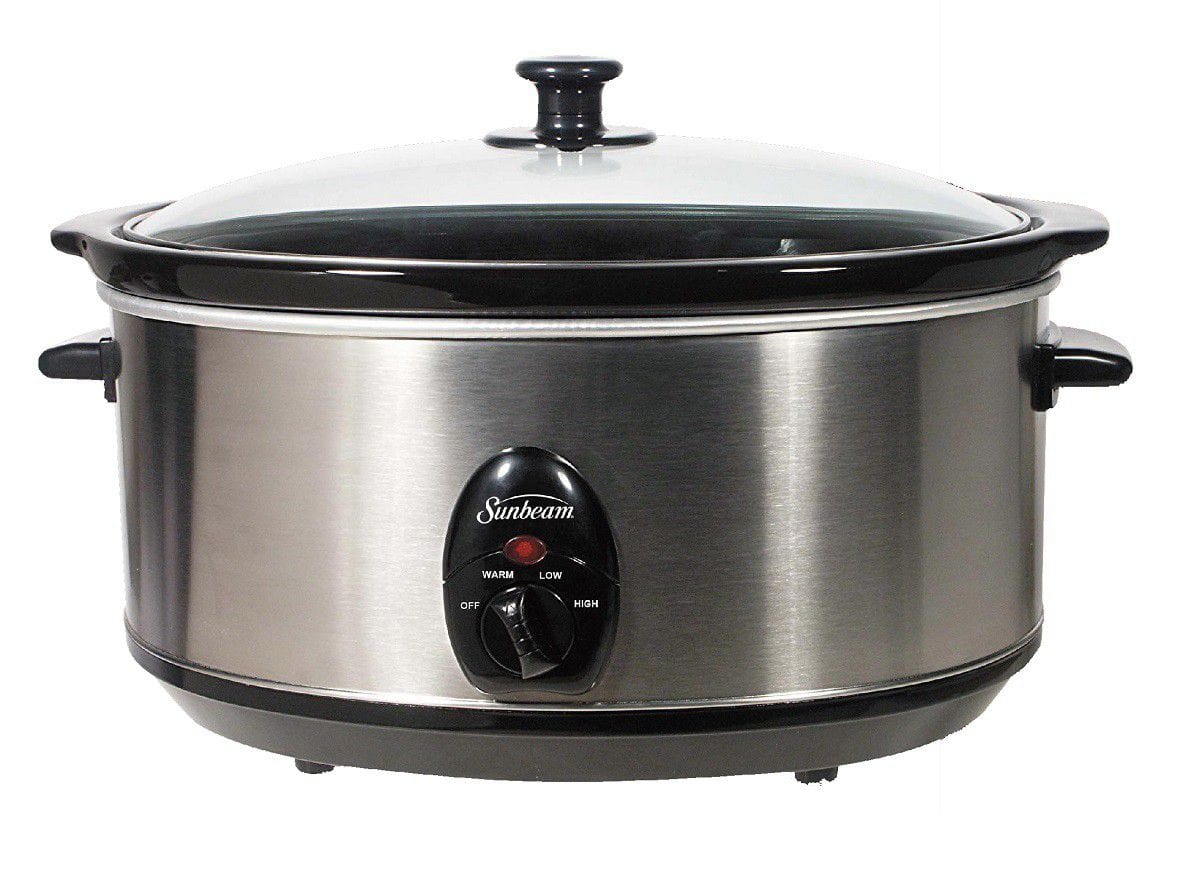 Sunbeam SLOW COOKER Sunbeam 4.5 Litre Slow Cooker Silver SSC-450A (7469690880089)