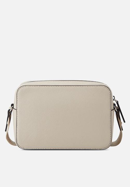 Guess Handbag Guess Haddington Mini Double Zip Crossbody Oat (7794988286041)