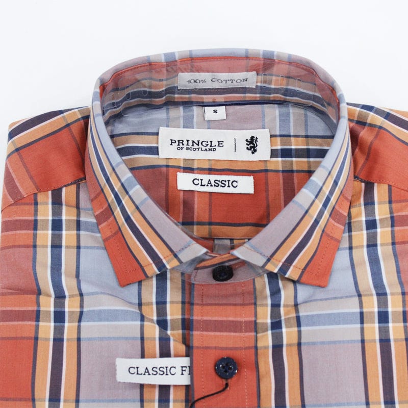 Pringle Shirts Pringle Classic Fit Check Shirt (7132765225049)