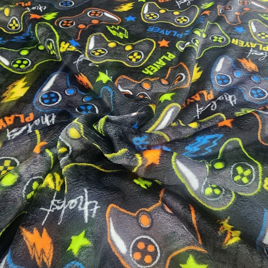 Fleece blanket Printed Mongolian Fleece Fabric Console 150 cm (7588949491801)