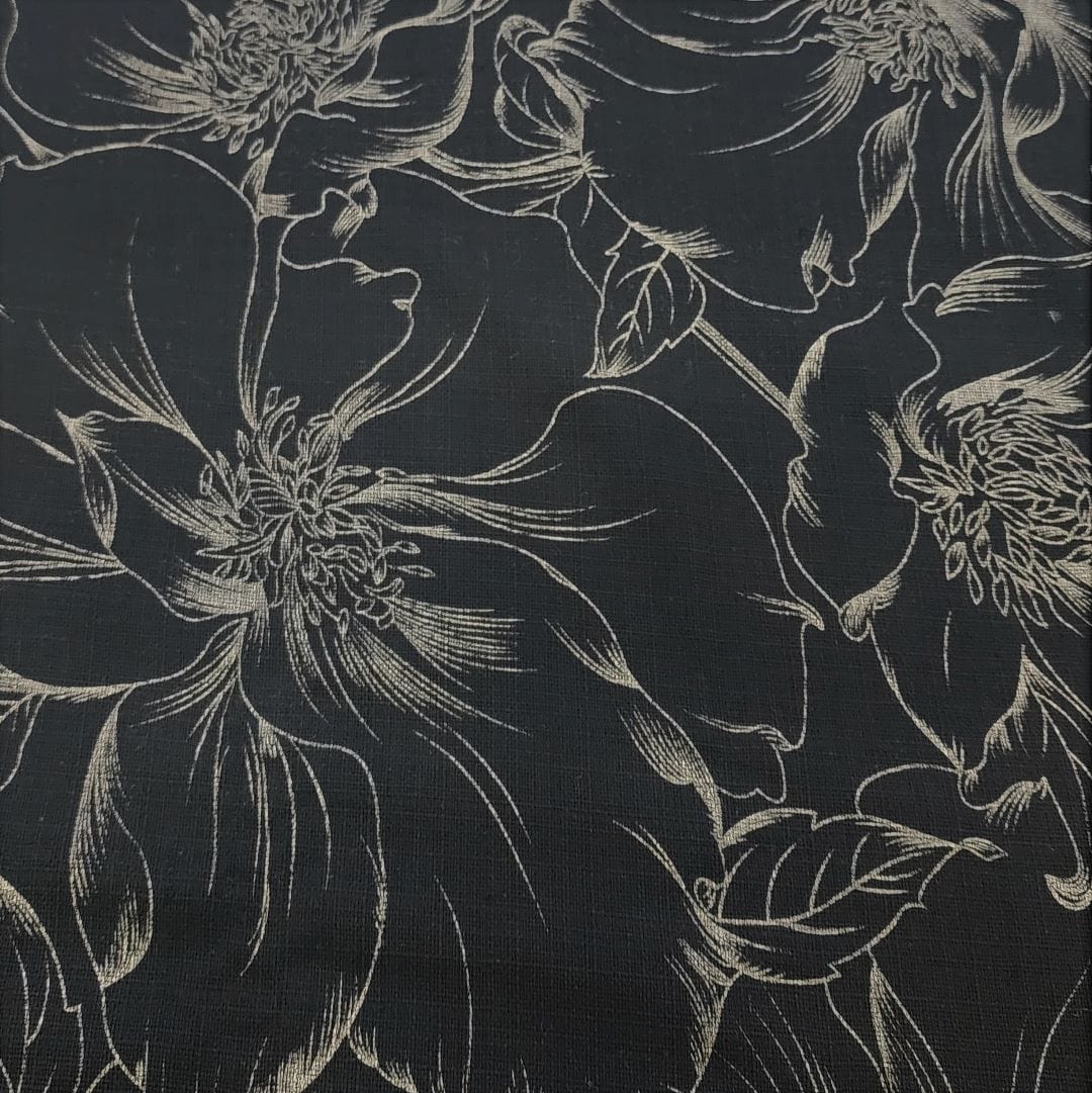 Abaya Dress Fabrics Printed Metallic Embossed Abaya Fabric 160cm (7312763682905)