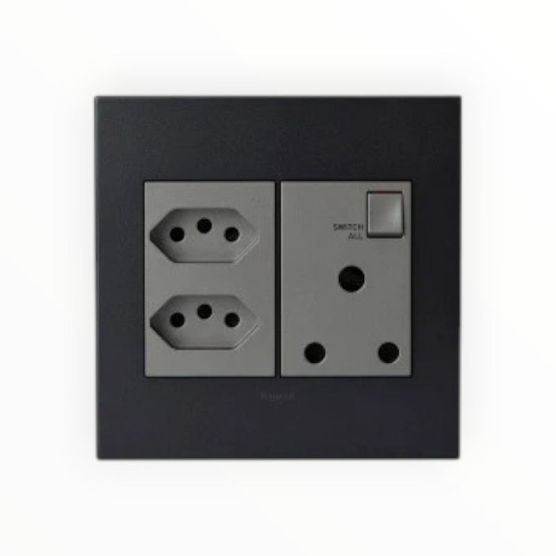Legrand Arteor New RSA Sockets Monobloc Plug 4X4 Graphite PMON44MGP