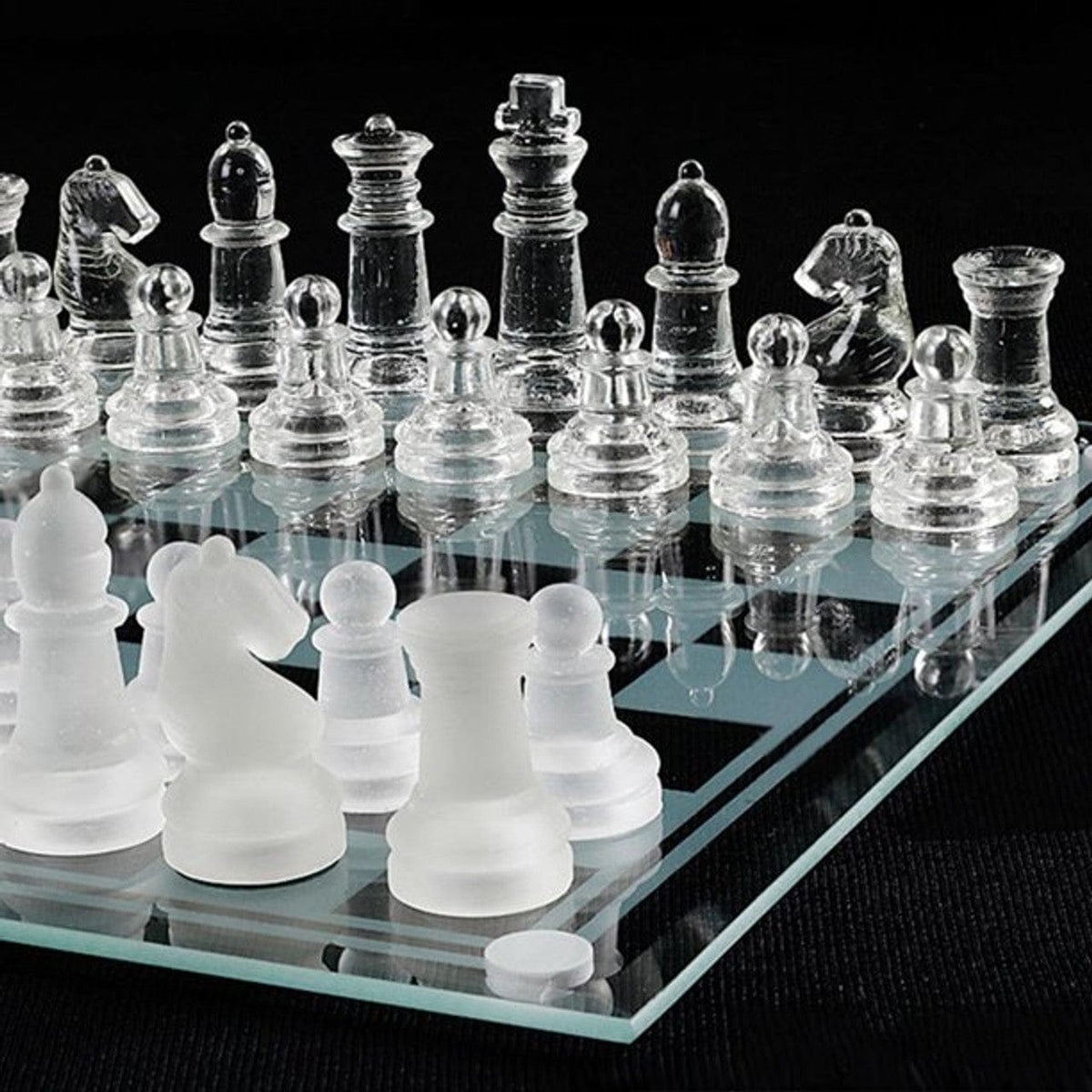 MHC World Game Glass Chess Set (7312662986841)