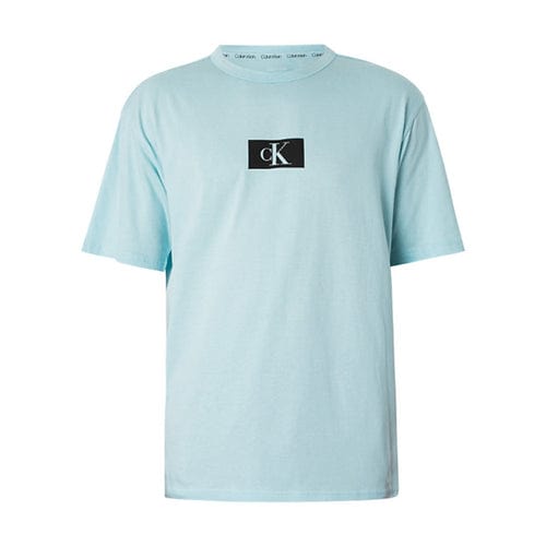 Calvin Klein T Shirt S Calvin Klein Crew Neck Tee Light Blue (7905395867737)
