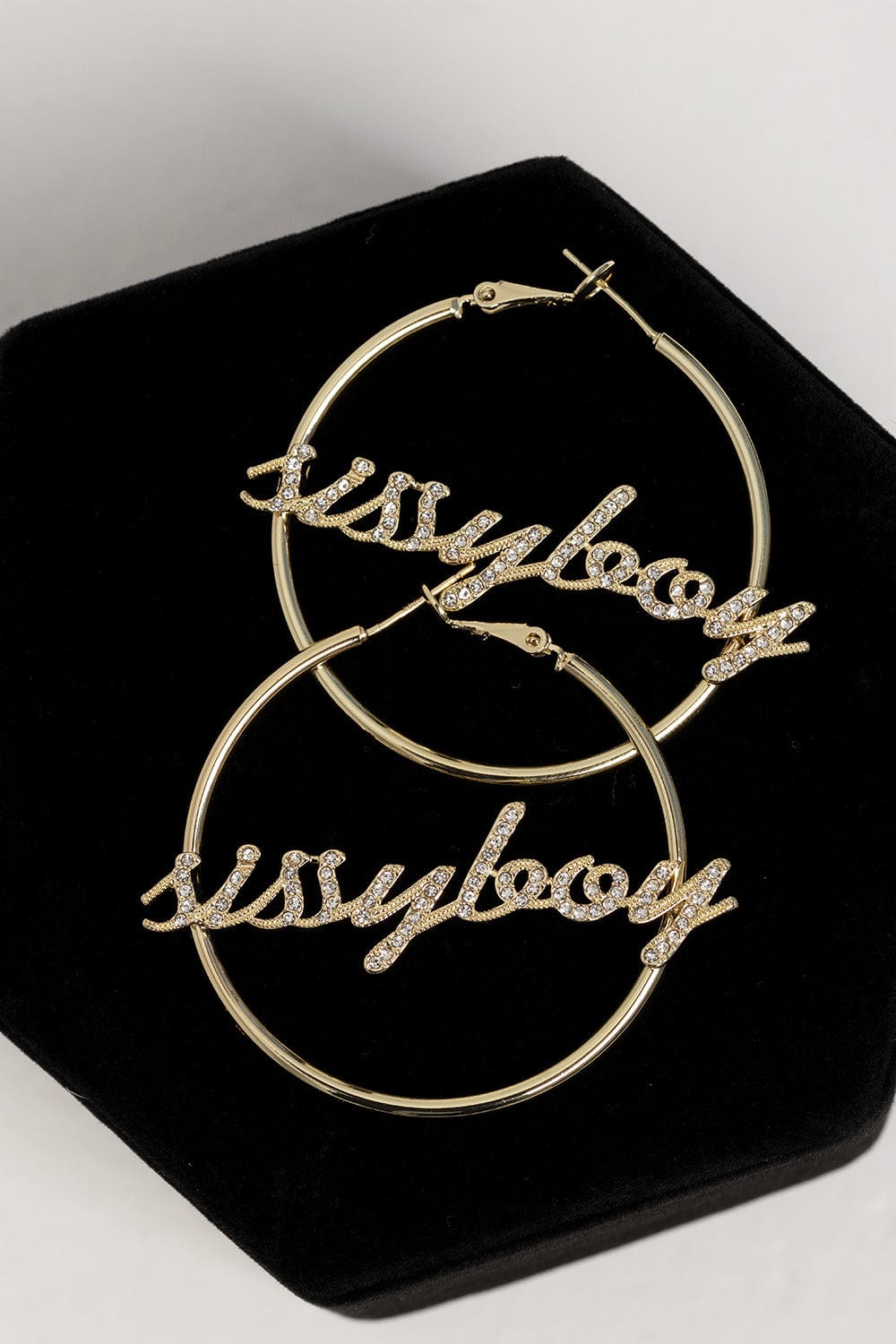 Sissy Boy Earrings GOLD Sissy Boy Hoop Earrings Gold (7180649955417)