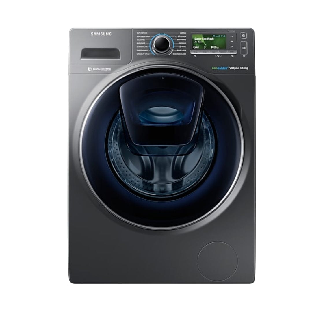 Samsung WASHING MACHINE Samsung 12 kg Gray Front Loader Washing Machine WW12K8412OX (2061837467737)
