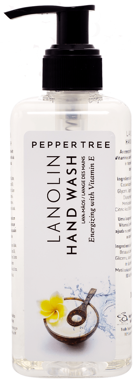 Pepper Tree SOAP DISH Pepper Tree Body Essentials Lanolin Hand Wash 300ml (7474126291033)