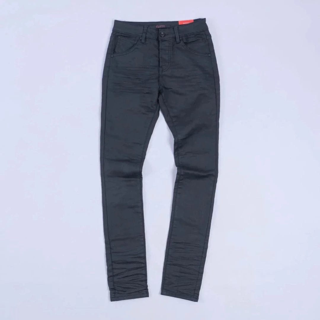 Cutty Jeans Size 28 Cutty Root Skinny Wax Jeans Black (7156945125465)