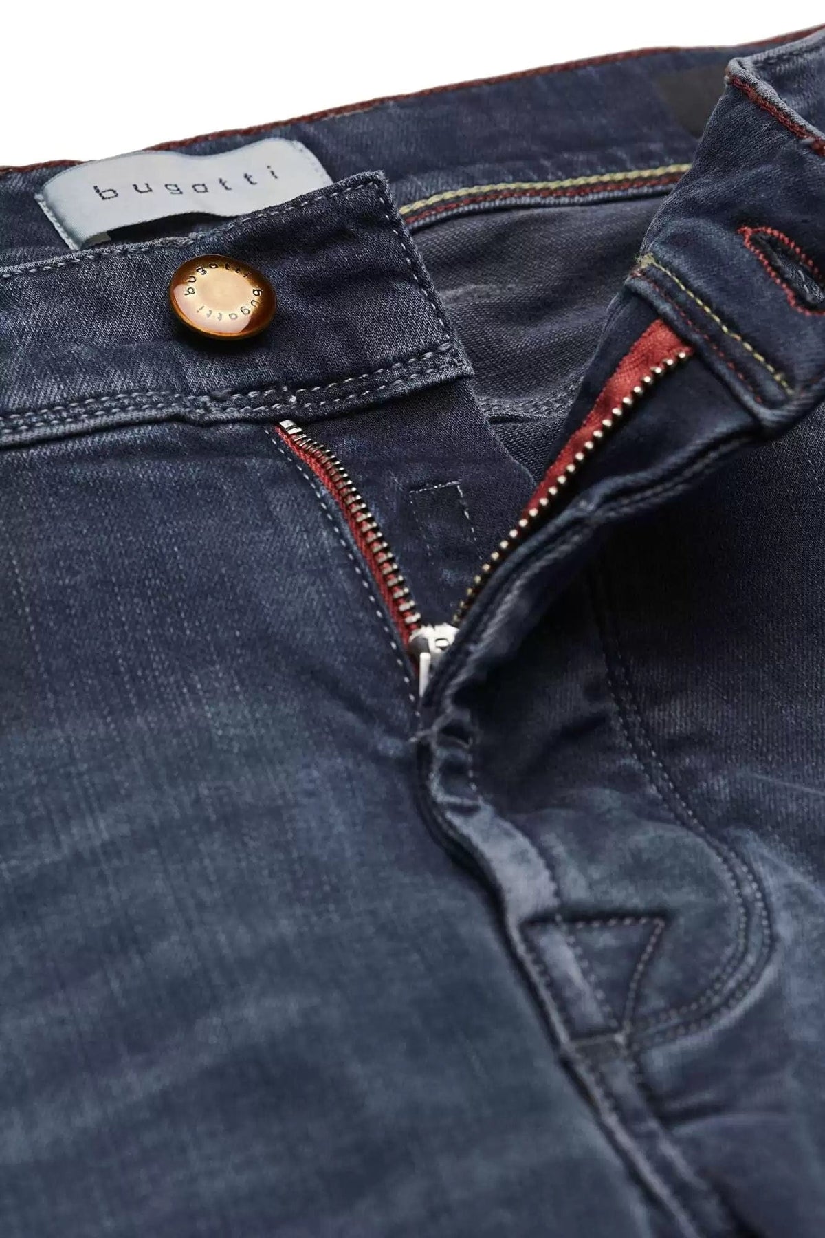 Bugatti Jeans Bugatti Men's Jeans in a Distressed Look in Navy (7778184331353)