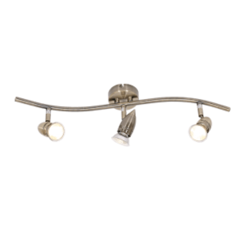 BRIGHTSTAR LIGHTING Spot Light Spotlight S043/3 Ant Brass (7312007037017)