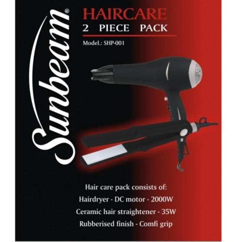 Sunbeam HAIR DRYER Sunbeam Haircare 2 Piece Pack Shp-001 (6578941100121)