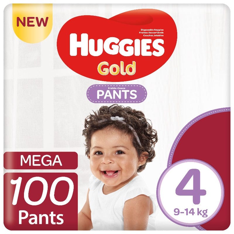 Huggies huggies Huggies Gold Mega Box Pants Size 4 100's (7001928269913)