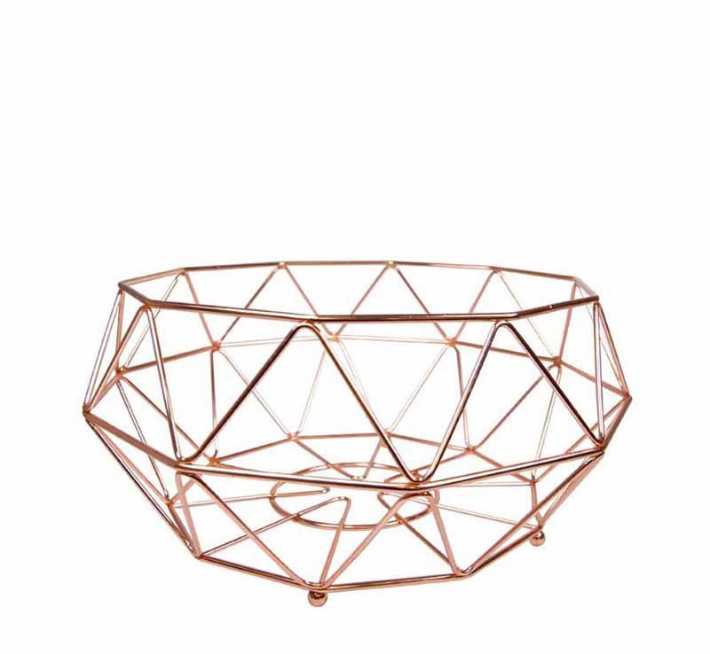 Regent Holder Regent Kitchen Fruit Basket Copper Plated 26cm x 14cm (7299066757209)