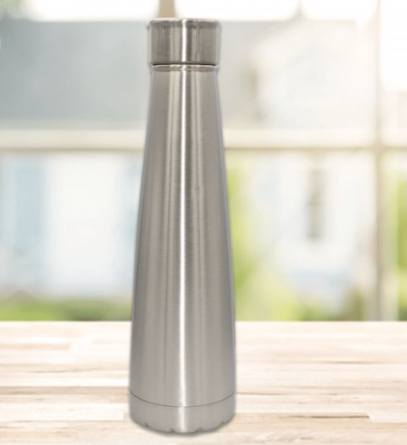 Homeware FLASK BOTTLE Active Hot & Cold Beverage Vacuum Flask - SB-400-7 Silver 400ml (6576807477337)