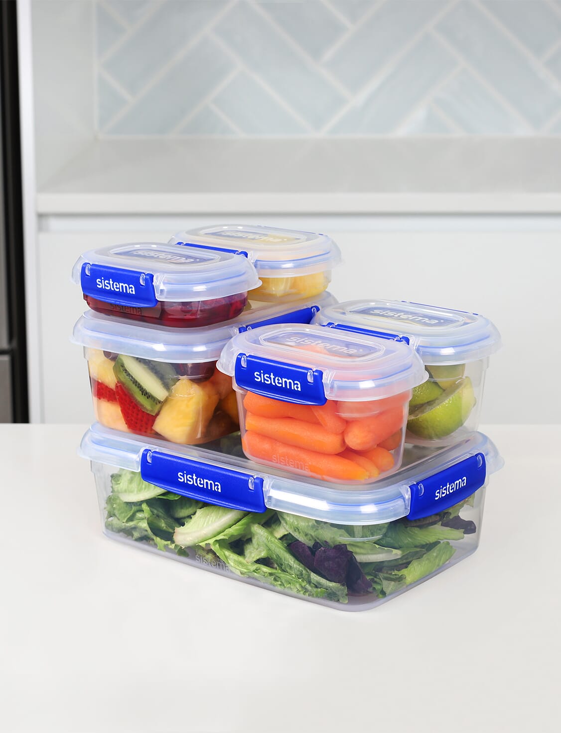 Sistema LUNCH BOX Sistema Food Storage 6 Pack Starter 881760 (7335739490393)