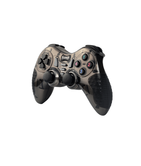 Astrum Game Controllers Astrum Wireless Dual Shock Vibration Joystick Gamepad Controller - GW520 (6936638029913)