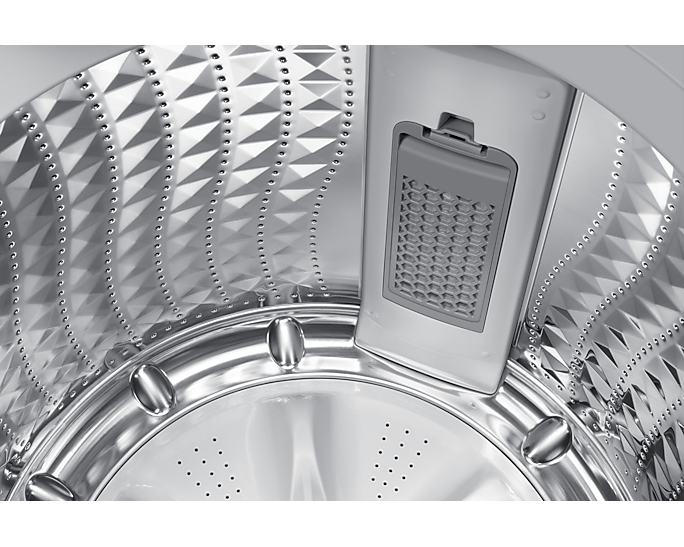 Samsung WASHING MACHINE Samsung 19kg Top Loader Washing Machine Black Caviar WA19CG6745BVFA (7398401310809)