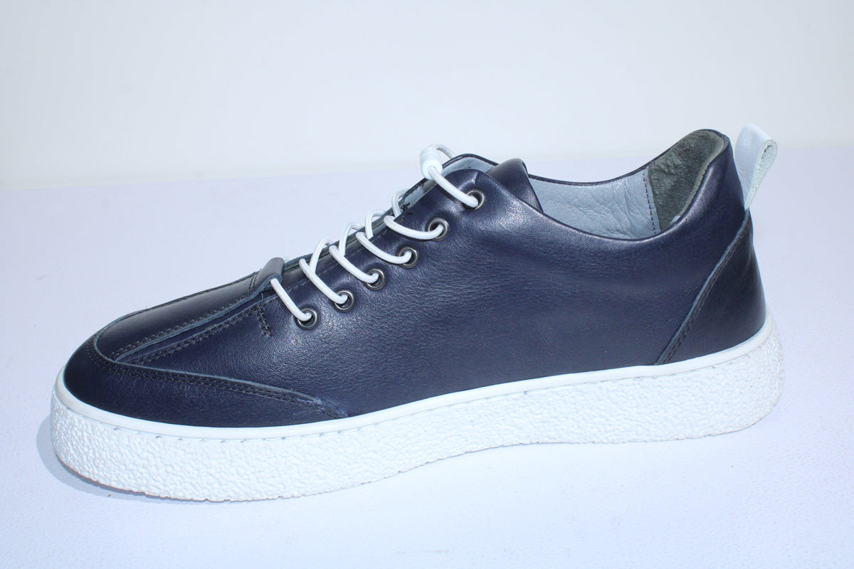 MHC World Casual Shoes Turkish Casual Leather Shoes Navy (7493314478169)