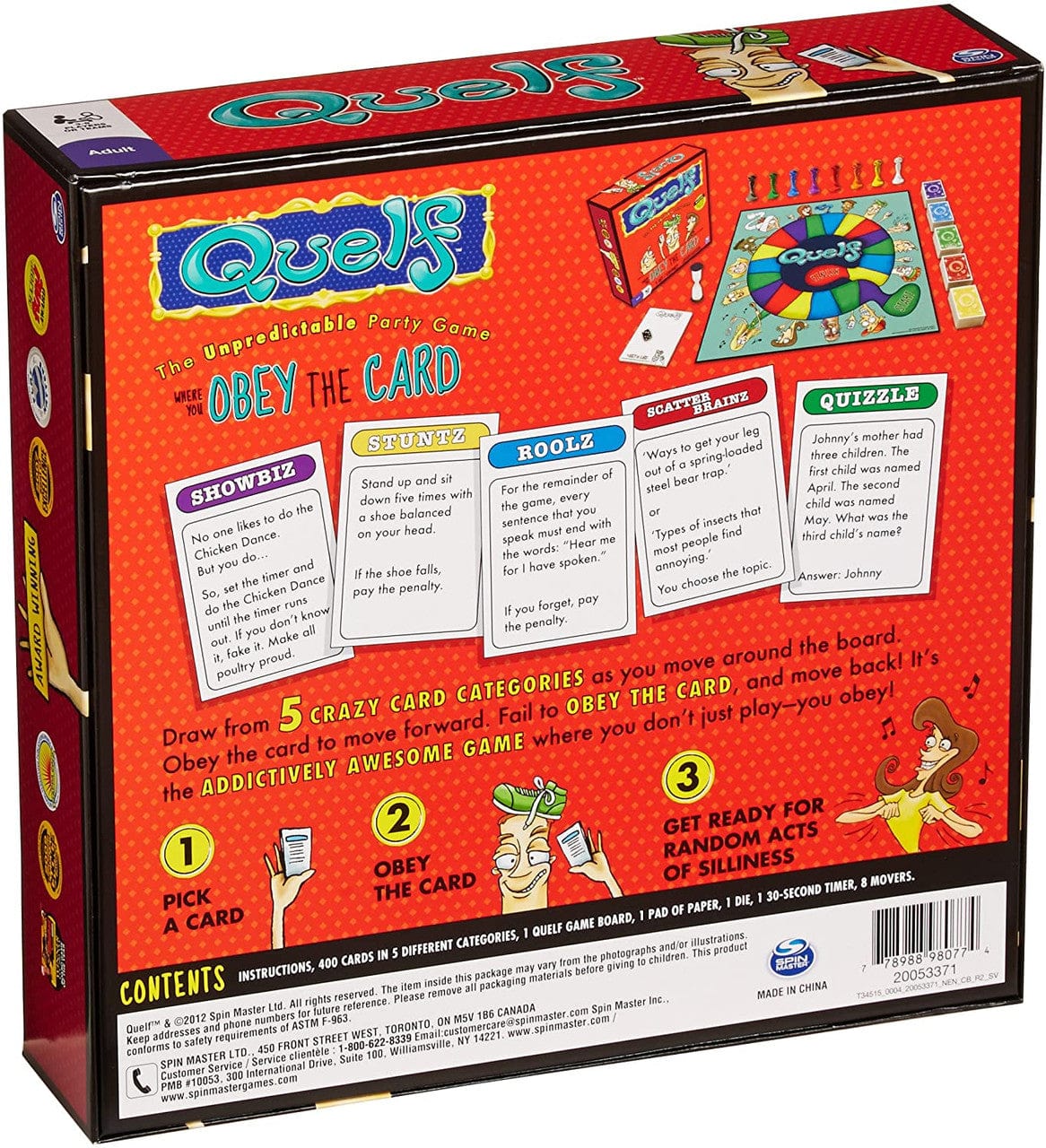 Risk Game Quelf Board Game TOB1521 (7225890570329)