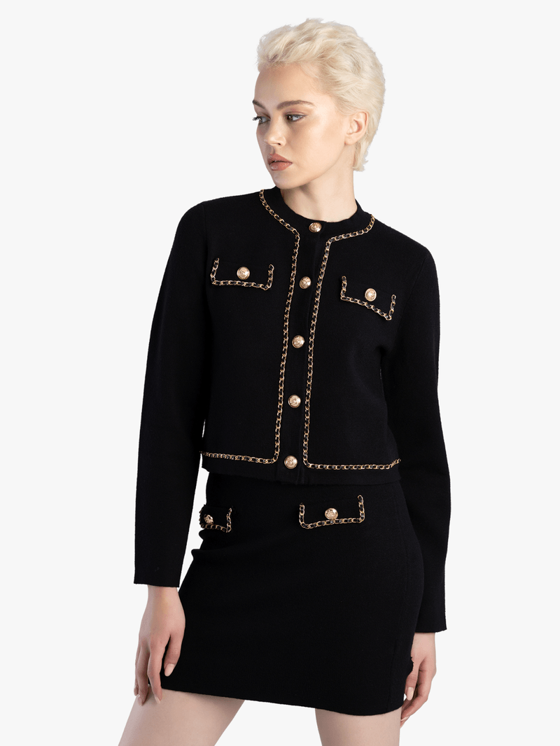 Sissy Boy Jacket Sissy Boy Women's Amidala Knit Gardigan Black