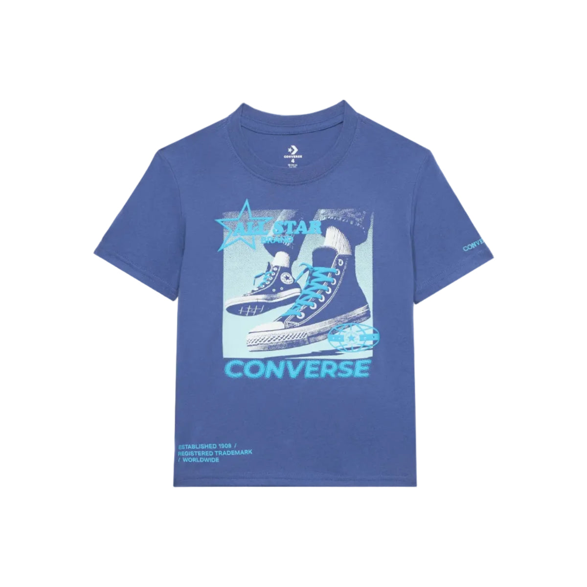 Converse Photo Real Canvas Sneaker Tee-Indigo Storm 9CH931