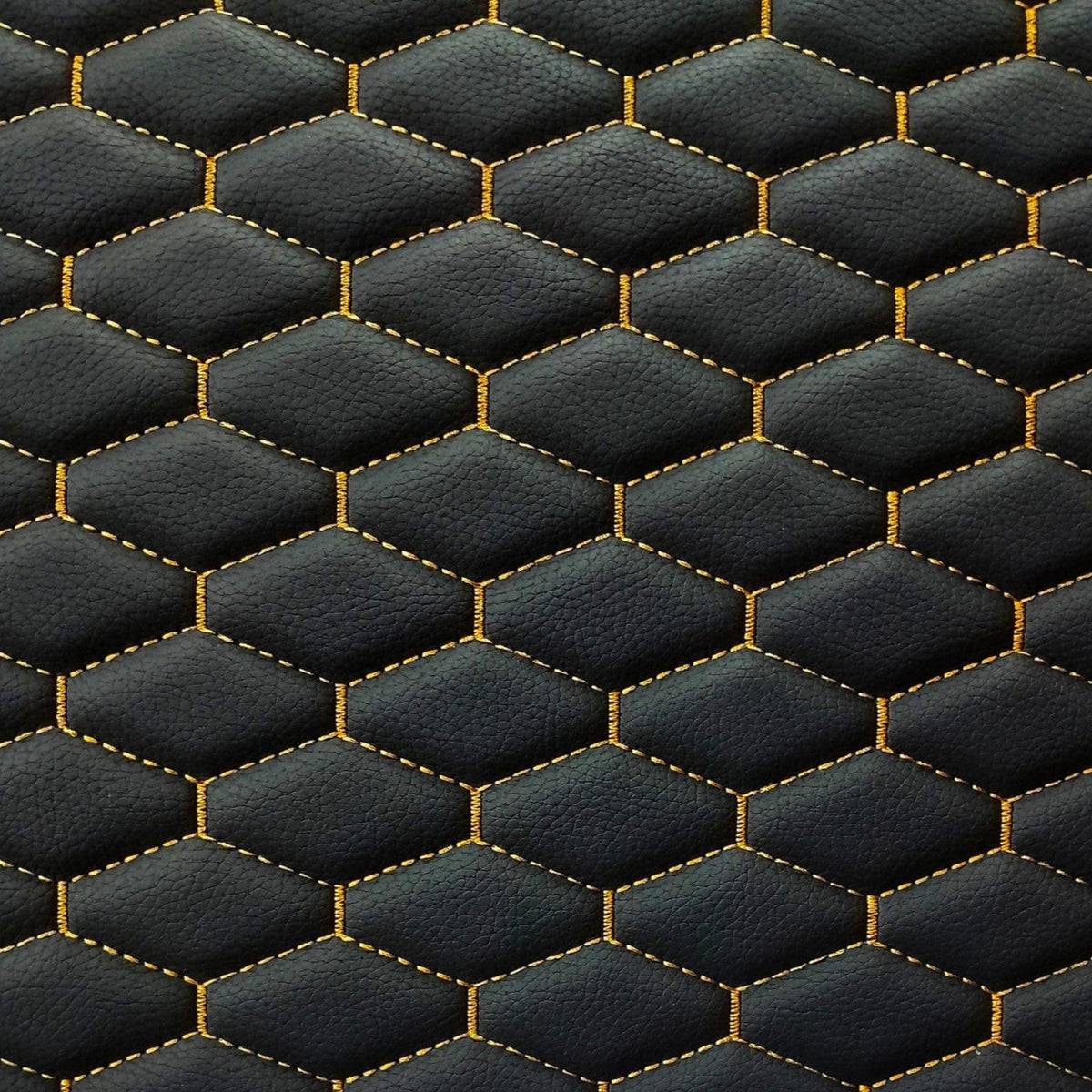 Fabric Agency Bently Vinyl Bently Vinyl Car Fabric Black/Gold 140 cm