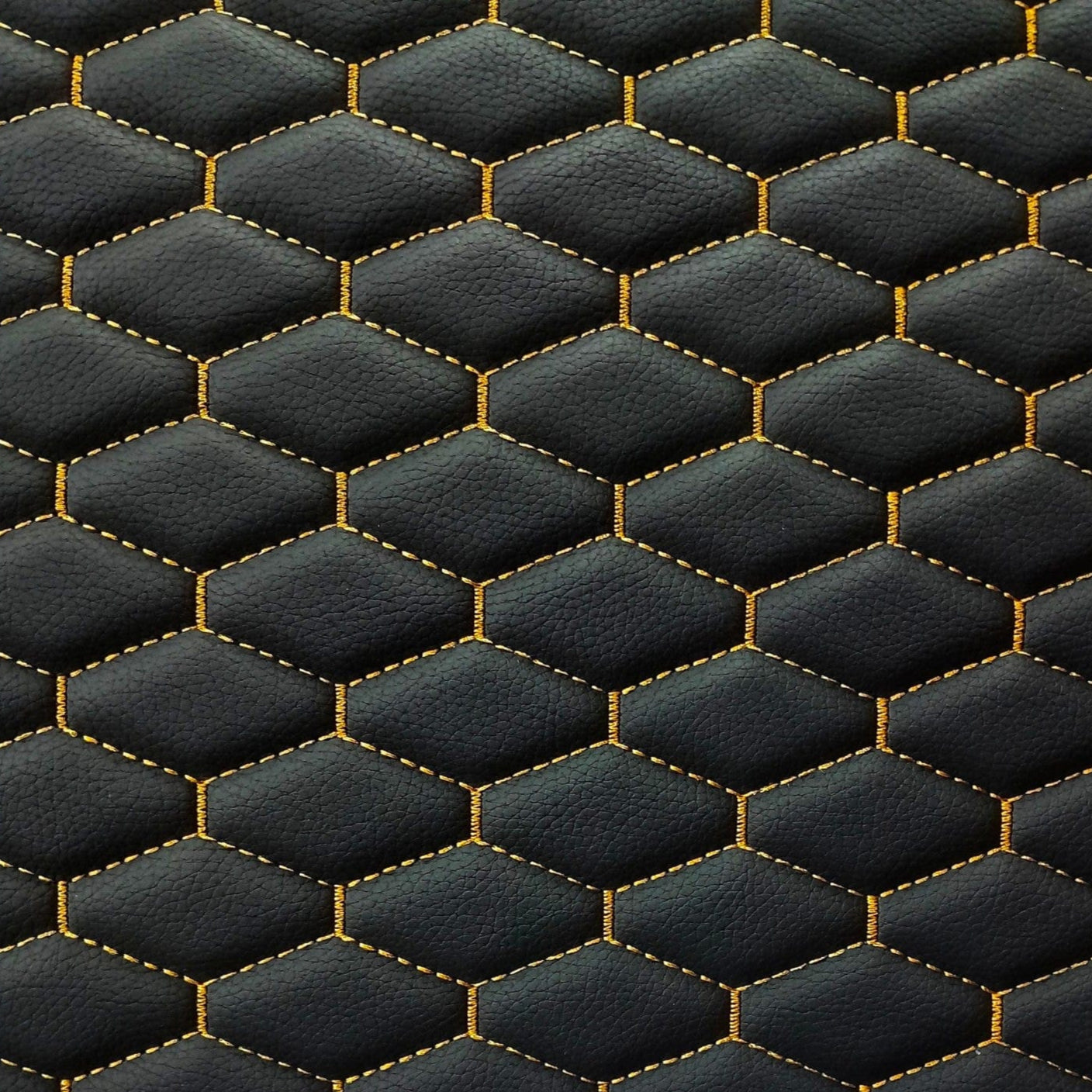 Fabric Agency Bently Vinyl Bently Vinyl Car Fabric Black/Gold 140 cm