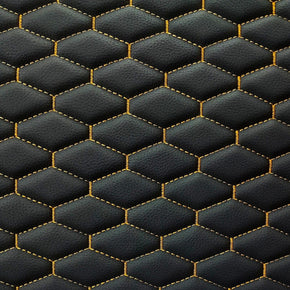 Fabric Agency Bently Vinyl Bently Vinyl Car Fabric Black/Gold 140 cm
