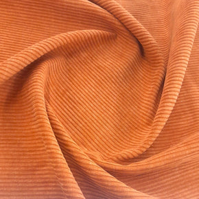 Fabric Agency Upholstery Fabric Upholstery Fabric Munich Corduroy Orange 140 cm