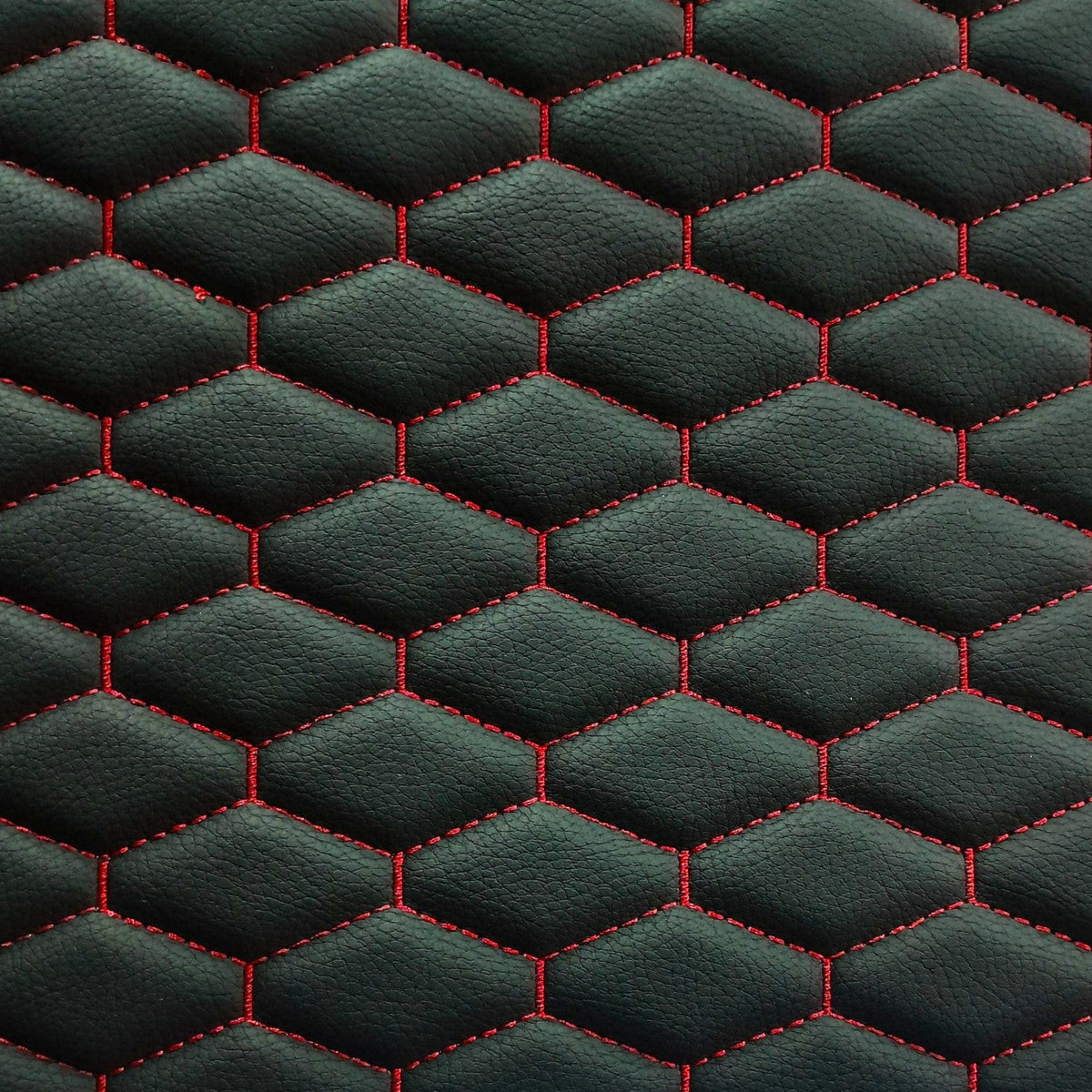 Fabric Agency Upholstery Vinyl Bently Vinyl Car Fabric Black / Red 140 cm