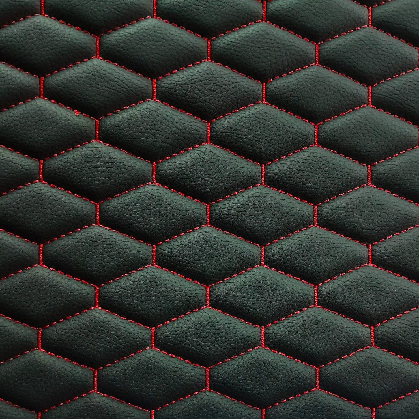 Fabric Agency Upholstery Vinyl Bently Vinyl Car Fabric Black / Red 140 cm
