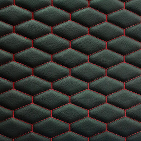 Fabric Agency Upholstery Vinyl Bently Vinyl Car Fabric Black / Red 140 cm