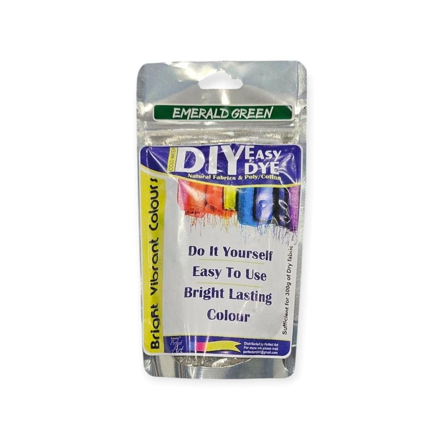 FABRIC DYE Habby Emerald DIY Easy Natural Fabric And Poly/Cotton Dye (6561894596697)