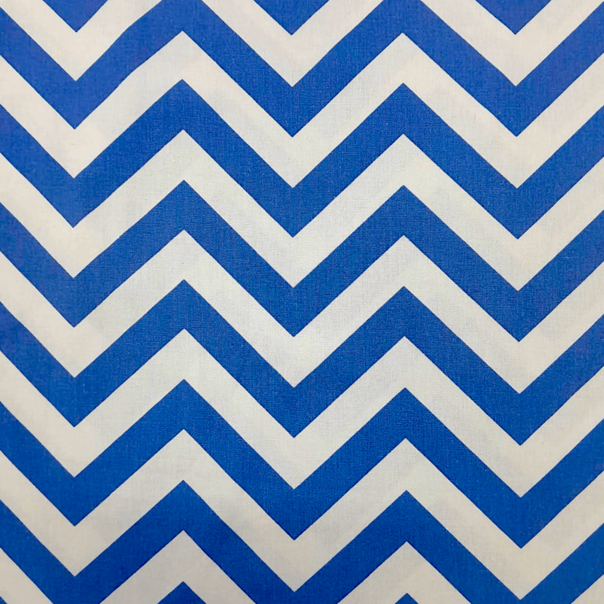 Fabric Printed Cotton Fabric Blue Fabric 100% Printed Poly Cotton Chevron 137 cm