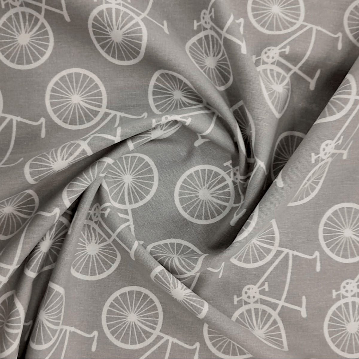 Fabric Printed Cotton Fabric Fabric Printed Poly Cotton Bicycles 140 cm