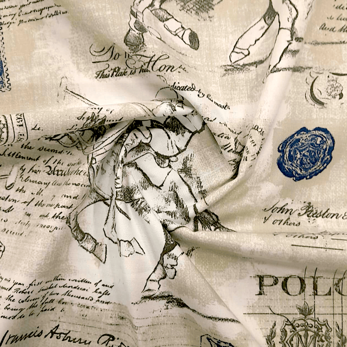 Fabric Printed Cotton Fabric Fabric Printed Poly Cotton Polo Club 140 cm