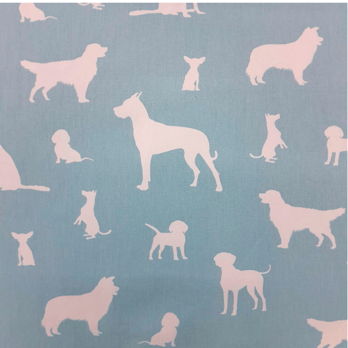Fabric Printed Cotton Fabric Grey/Duckegg Fabric 100% Printed Poly Cotton Furry Friends 137 cm