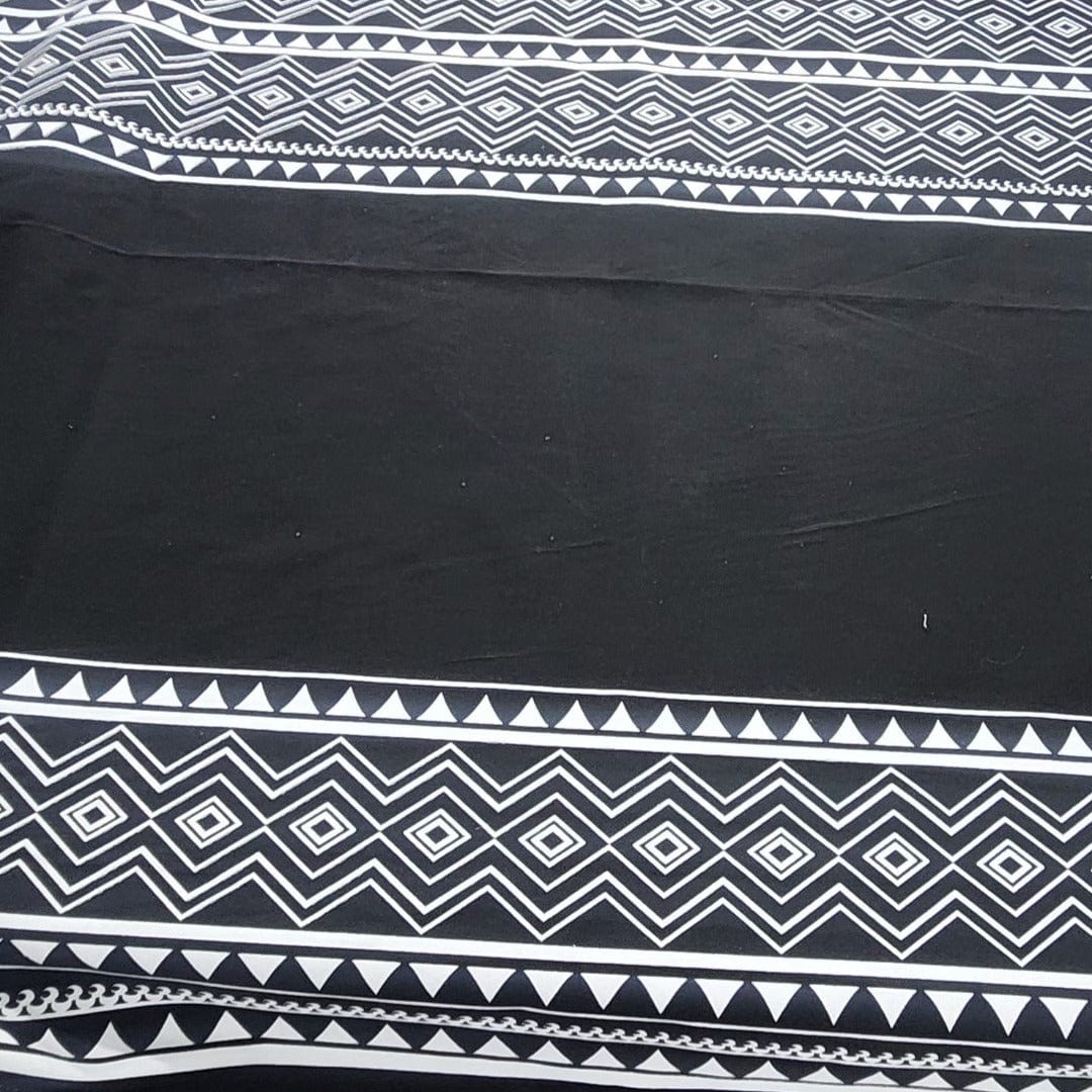 XHOSA FABRIC Dress Fabrics Printed Xhosa Fabric Dsn 1 150 cm Black (7589293686873)