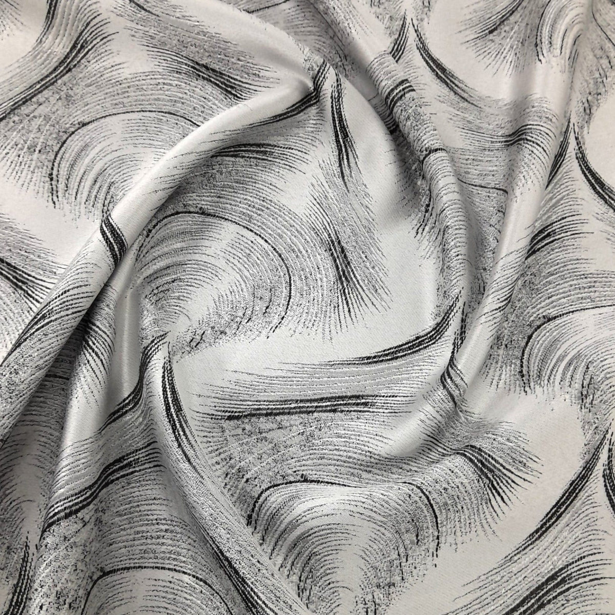 FAHM Curtain Fabrics Black Curtain Fabric FJ2G 280 cm