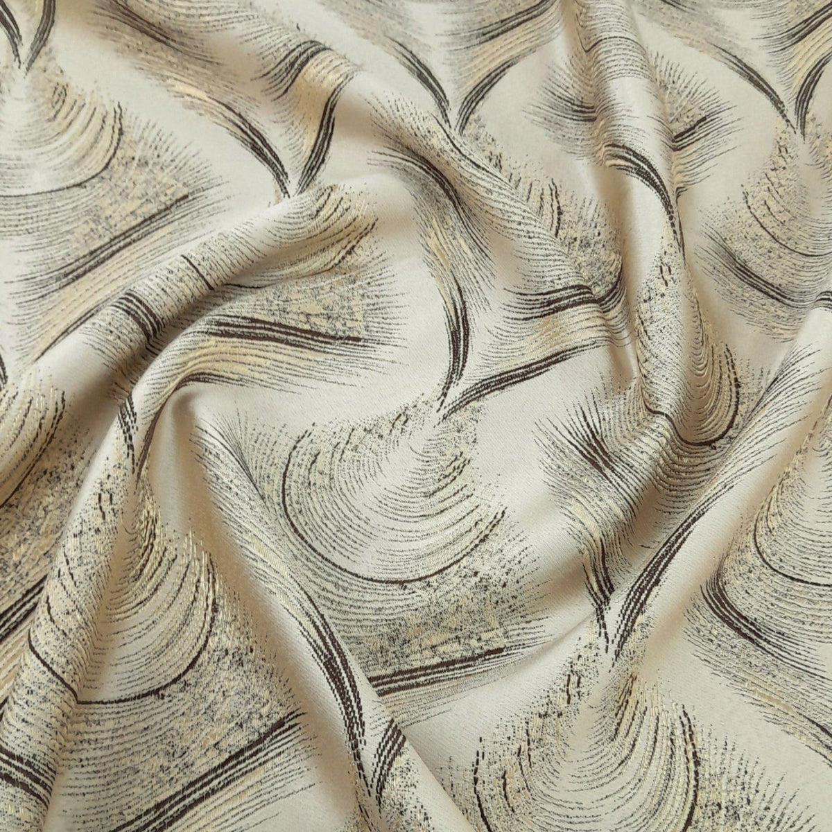 FAHM Curtain Fabrics Dark Chocolate Curtain Fabric FJ2G 280 cm