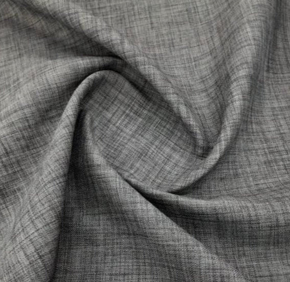 FAHM Upholstery Fabric Charcoal W2018-4 Linen Upholstery W2018 Collection 140cm (7808001507417)