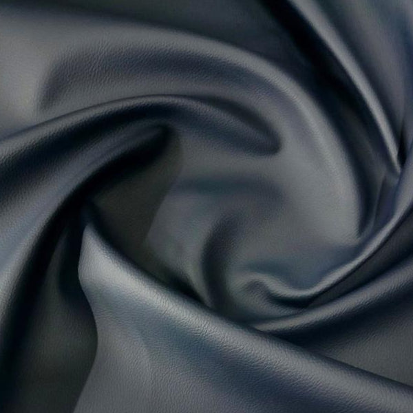 FAHM Upholstery Fabric Navy A801-26 Euro Leather A801 Collection 140 cm (7808021200985)
