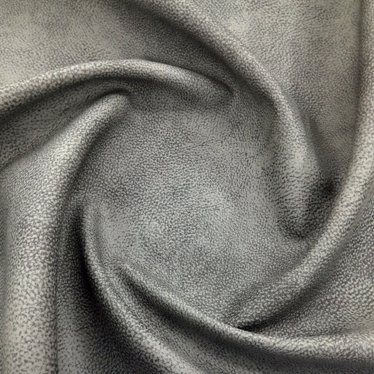 FAHM UPHOLSTERY Grey 22 Upholstery Fabric Micro Hyde Euro Leather 140 cm