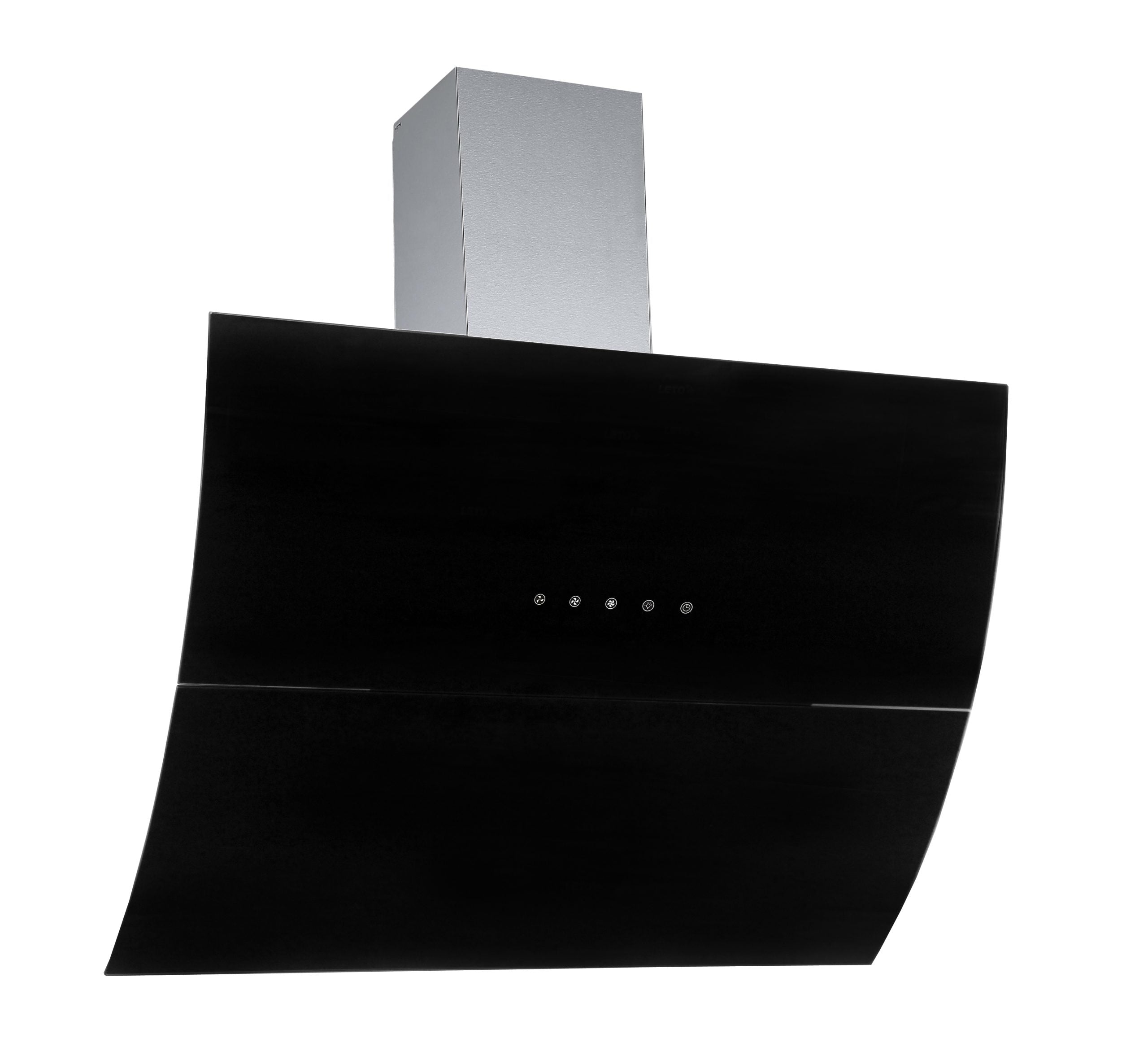 FALCO 90cm Black Glass Wall Mount Extractor FAL-90-S03 (7982751842393)