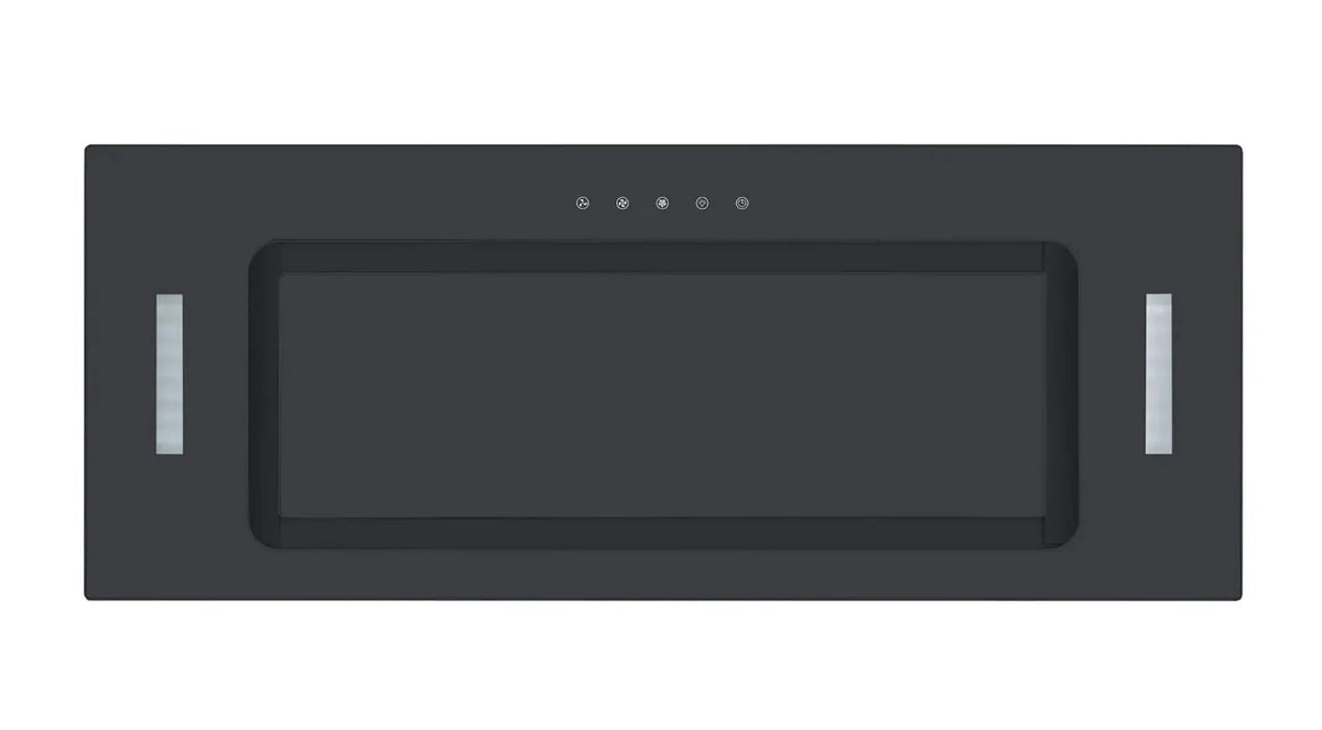 Falco extractor Falco 75cm Black Glass Built-In Extractor - FAL-75-BIG-B